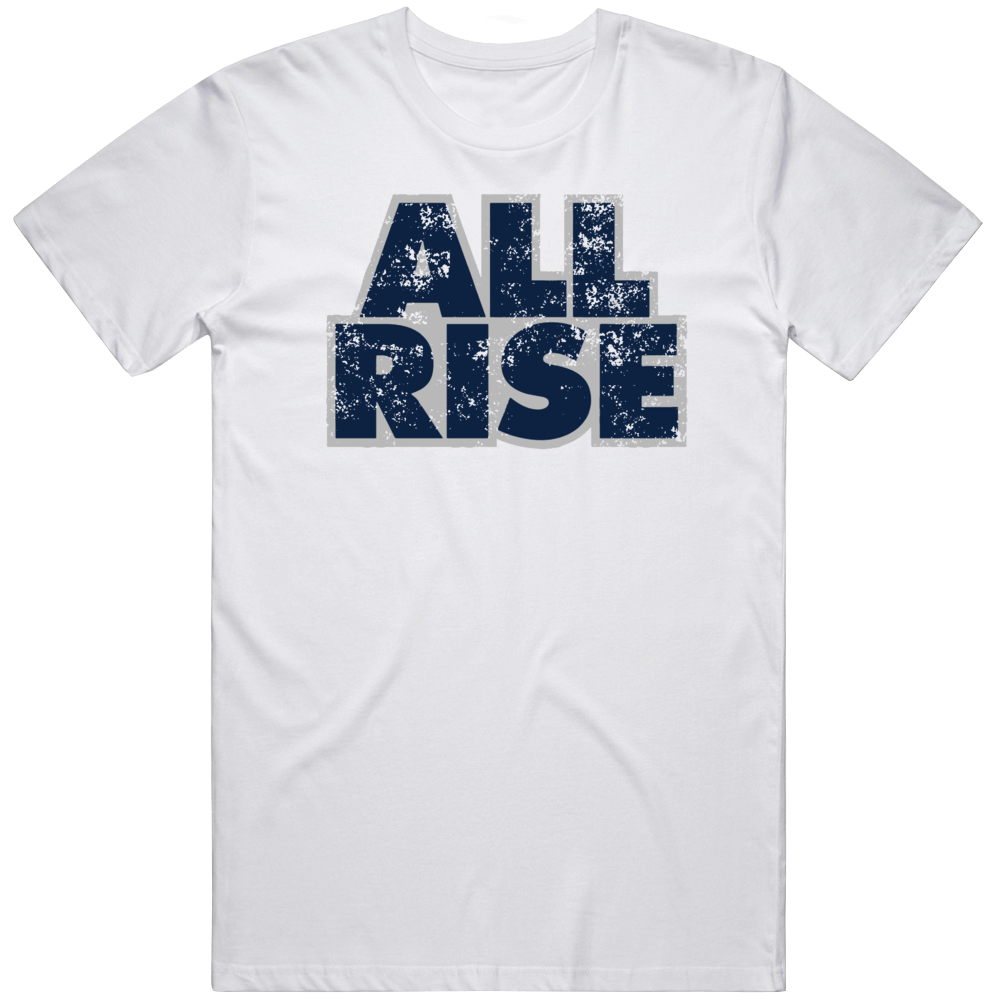 All Rise Aaron Judge New York Baseball Fan Distressed T Shirt